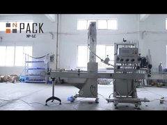 آلية عالية السرعة 6 عجلات زجاجة زجاجية آلة غطاء مسدس مع مصعد غطاء