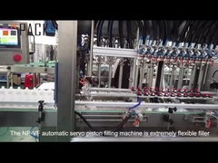 سعر المصنع زجاجة بي تي 250 مل 500 مل آلة ملء شامبو زيت الشعر