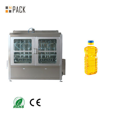 محرك سيرفو أوتوماتيكي المكبس100ml-5000ml آلة ملء الكمية الحجمية للزيت الصالح للأكل