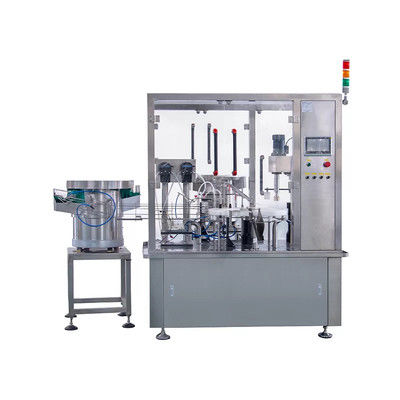 جهاز تحكم PLC تلقائي 10ml-50ml غوريلا الشحومة آلة ملء الزجاجات